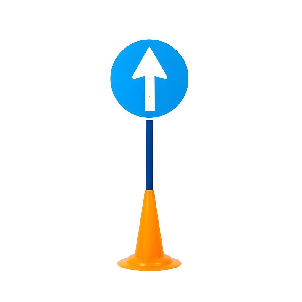 Lot de 12 Panneaux de Signalisation Routière Enfant - 86cm - Éducatif