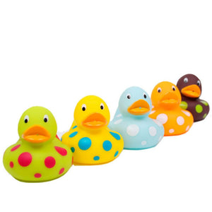 Set de 5 canards de bain jaunes pour bébé sans produits toxiques