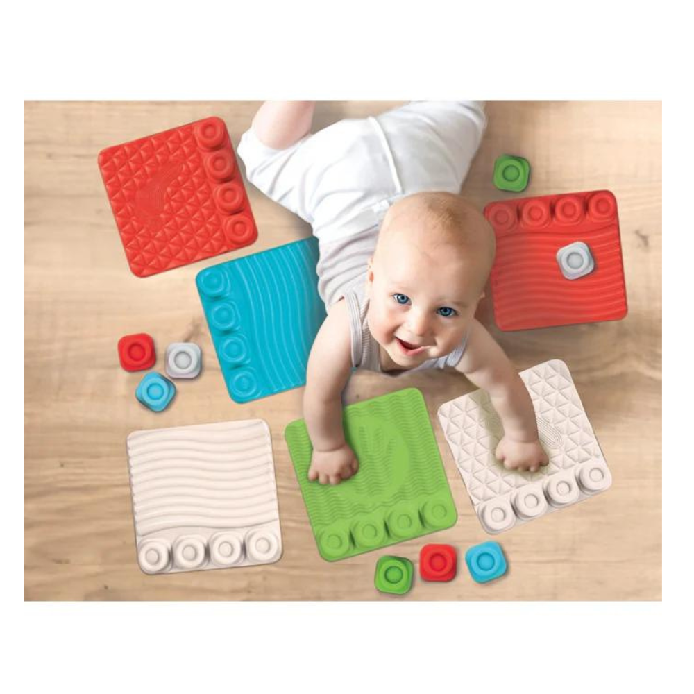 Tapis Sensoriels Clemmy Clementoni - Éveil Tactile Bébé 6 Mois+