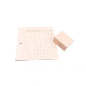 Tableau de multiplication tactile éducatif pour enfants 5 ans et plus