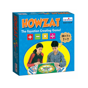 Boîte du jeu Howzat : jeu éducatif pour apprendre à calculer