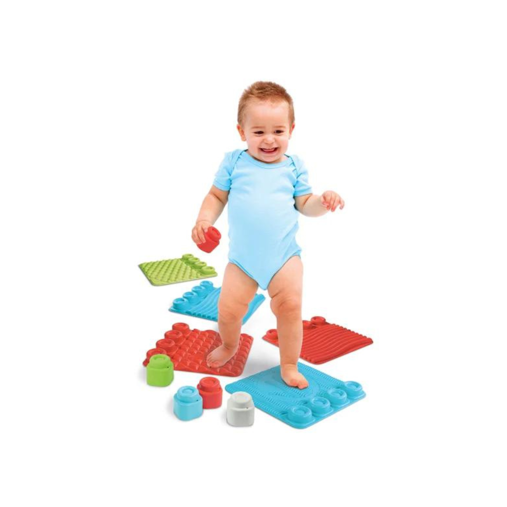 Tapis Sensoriels Clemmy Clementoni - Éveil Tactile Bébé 6 Mois+