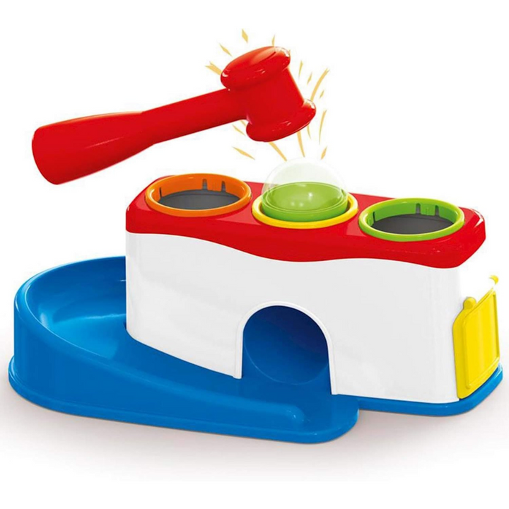 Jeu du marteau et balles colorées Montessori pour éveil bébé
