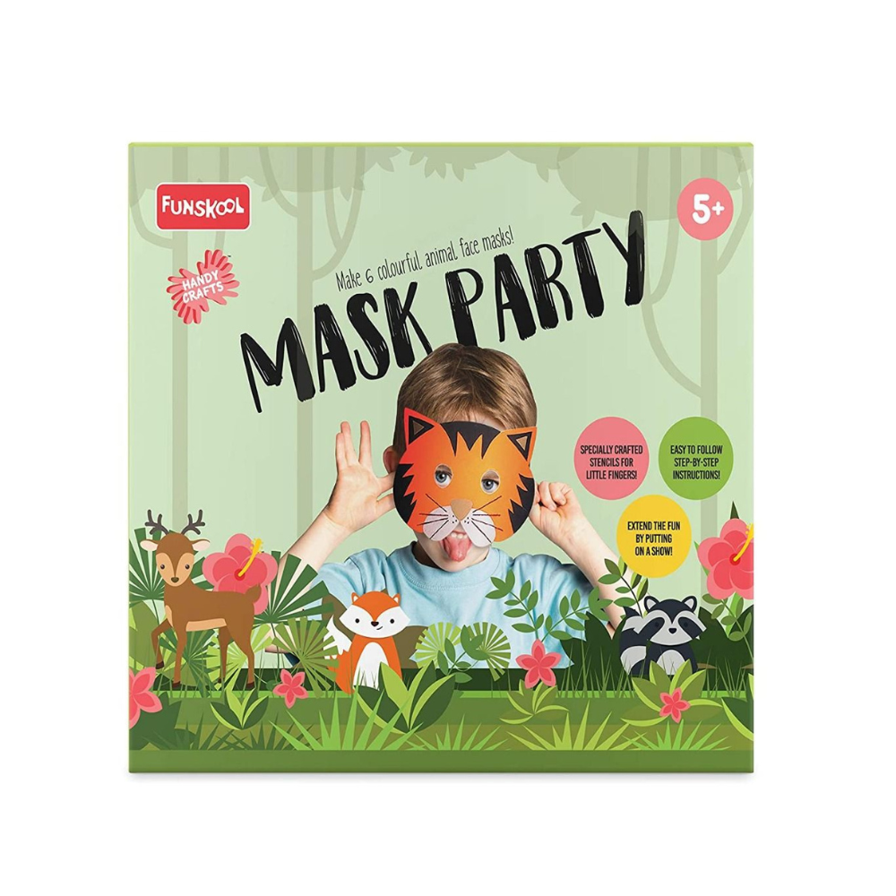Mask Party – Créez des Masques d'Animaux DIY pour 5‑8 ans