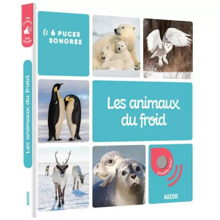 Livre sonore Mes premiers sonores Les animaux du froid couverture avec ours polaire