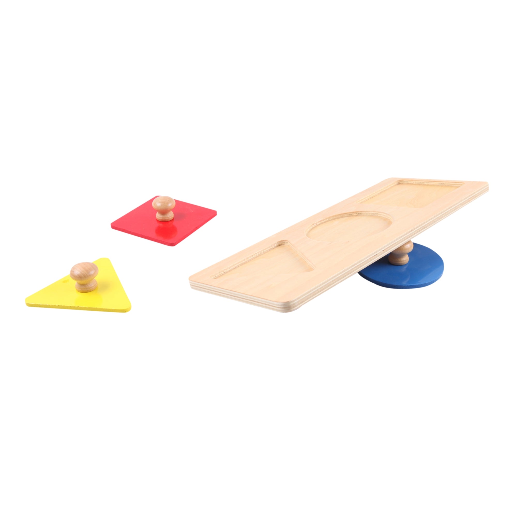 Puzzle Montessori Bois 3 Formes Géométriques pour Bébé dès 18 Mois