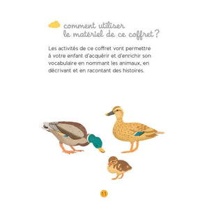 Illustrations Montessori des animaux de la ferme et leurs petits