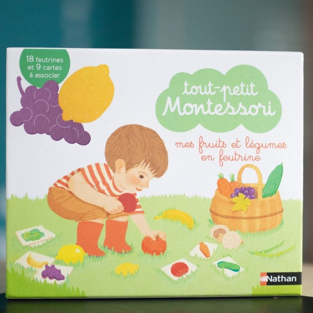 Livret d'activités Montessori pour l'apprentissage des fruits et légumes
