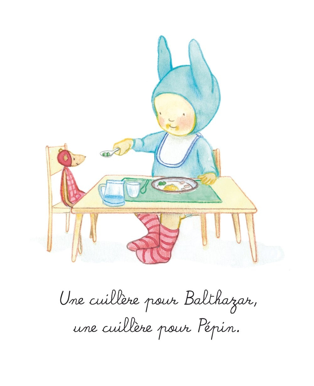 Bébé Balthazar - À Table | Livre Montessori Bébé 0-3 ans