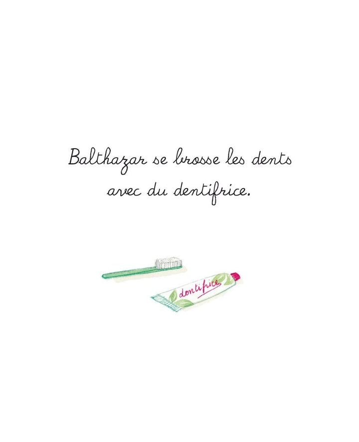 Bébé Balthazar et son ours Pépin apprennent l'hygiène