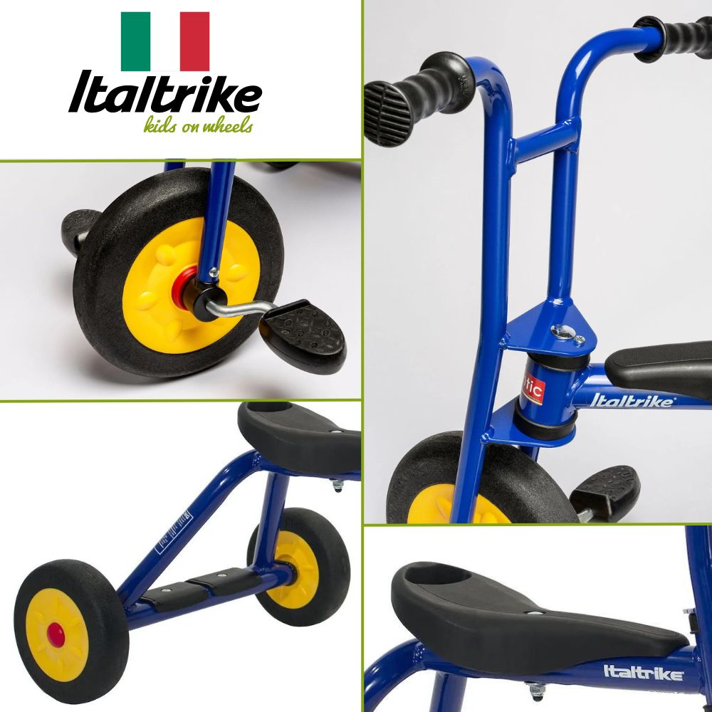 Tricycle Atlantic Small 10" Italtrike - Idéal Crèche et Maternelle