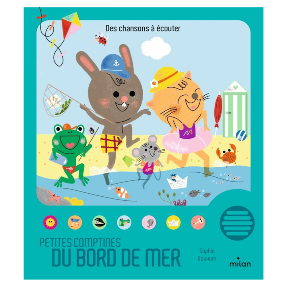 Livre sonore Petites comptines du bord de mer pour bébé dès 1 an