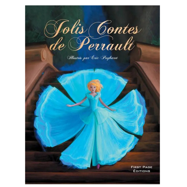 Couverture du livre Jolis Contes de Perrault avec illustrations colorées pour enfants