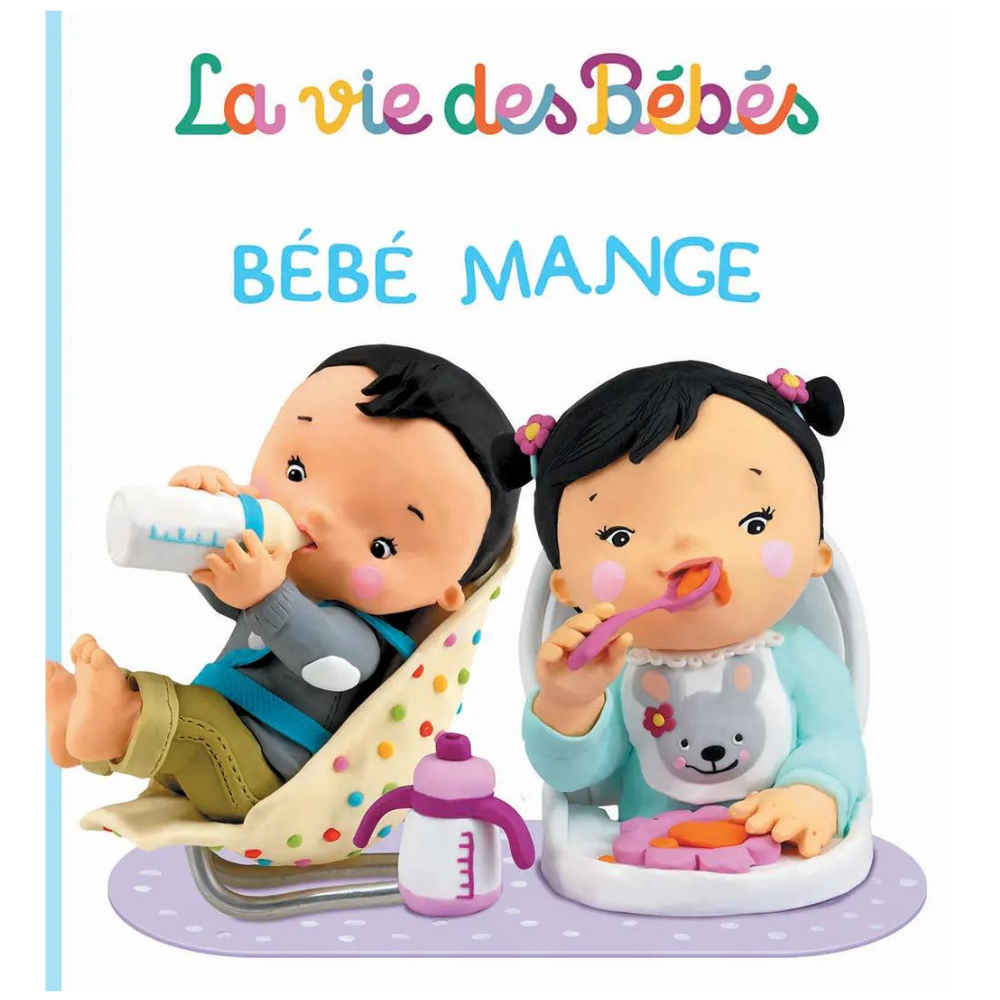 Livre éveil bébé Montessori Bébé Mange apprentissage langage