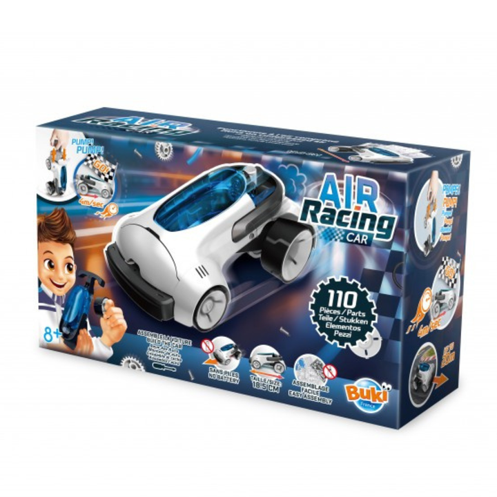 Kit de construction voiture de course à air comprimé Buki