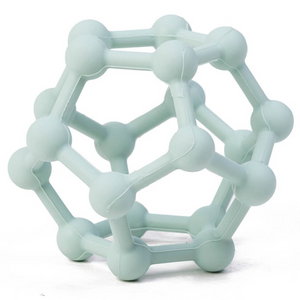 Balle de préhension Montessori en silicone alimentaire couleur menthe pour bébé