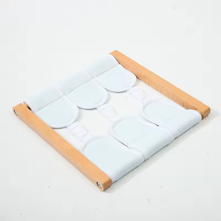 Cadre d'habillage à clips en bois pour enfants