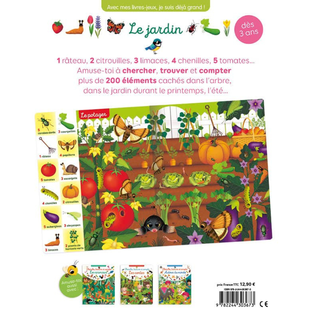 Détail des illustrations du livre éducatif sur la nature