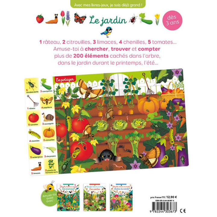 Détail des illustrations du livre éducatif sur la nature