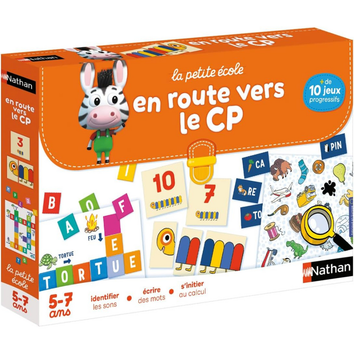 Coffret éducatif « En route vers le CP » avec jeux progressifs pour préparation au CP