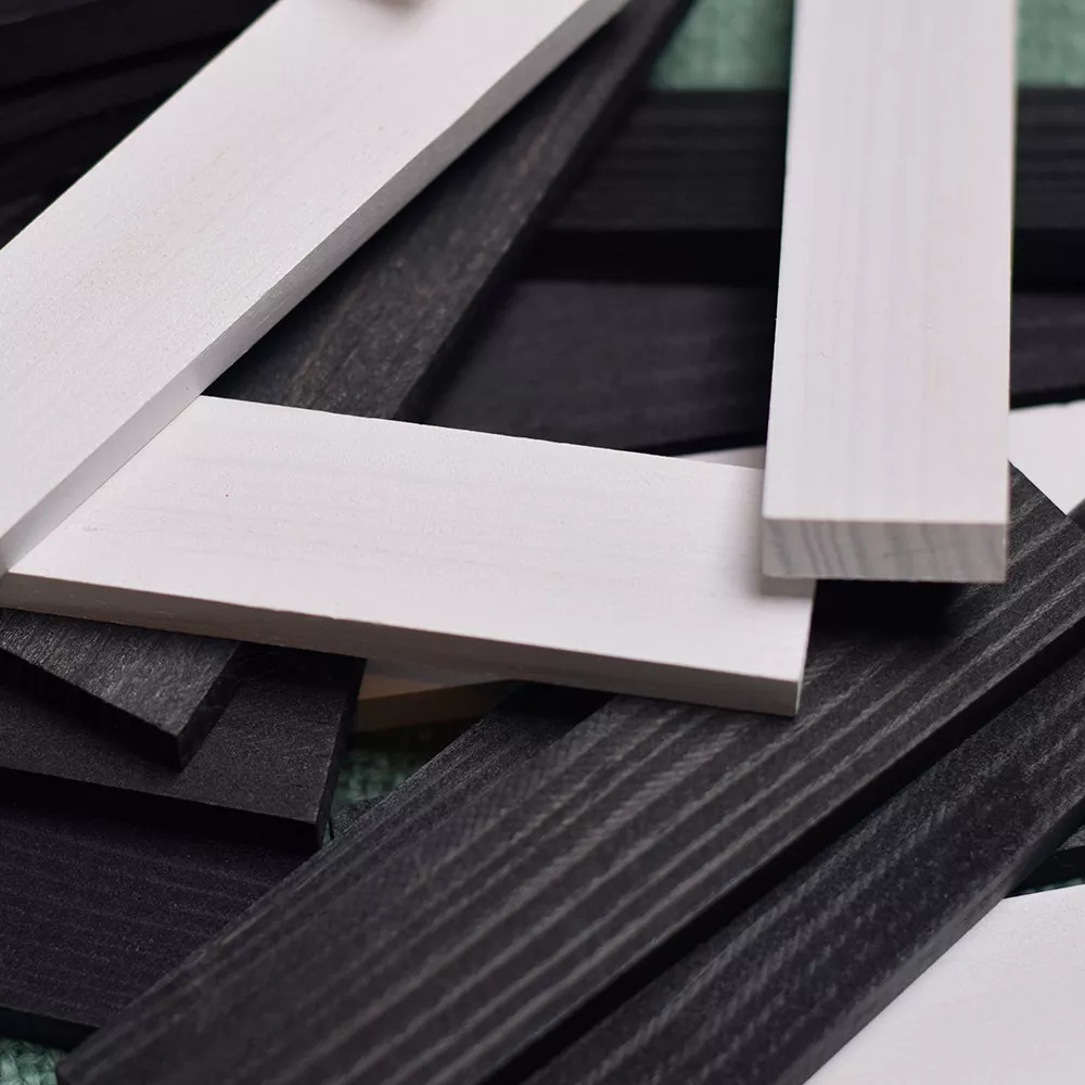 Coffret Kapla Noir & Blanc - 100 Planchettes en Bois Créatives