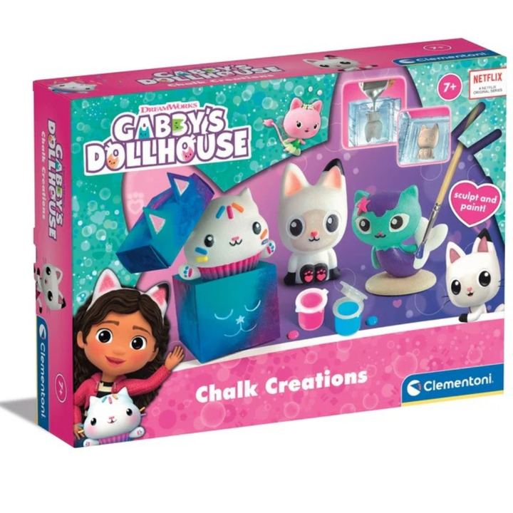 Coffret créatif plâtre Gabby et la Maison Magique – sculpture enfantine ornée de couleurs