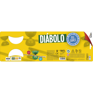 Diabolo éducatif de 10 cm de diamètre en matériaux naturels