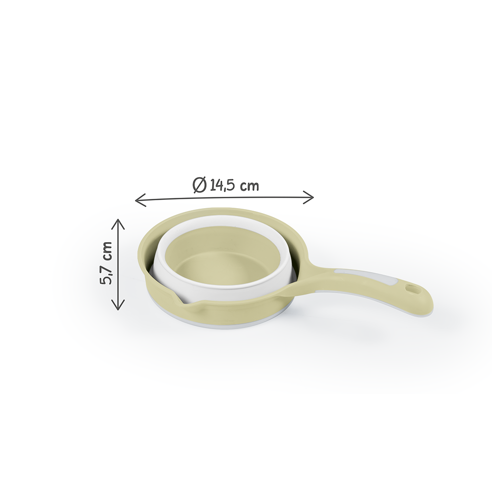 Set de Bain Bébé Pliable 3 Pièces Dolu - Ergonomique & Compact Vert