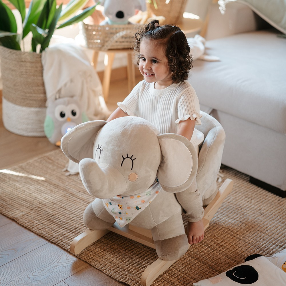 Jouet à bascule design scandinave éléphant Small Foot