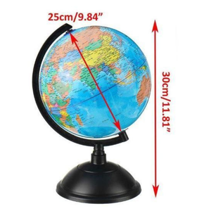 Globe Terrestre Lumineux 30 cm sur son support stable