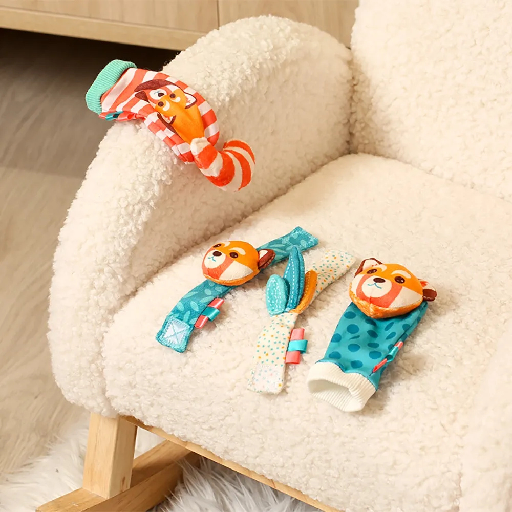 Hochets Pieds et Mains Bébé - Éveil Sensoriel & Motricité Montessori