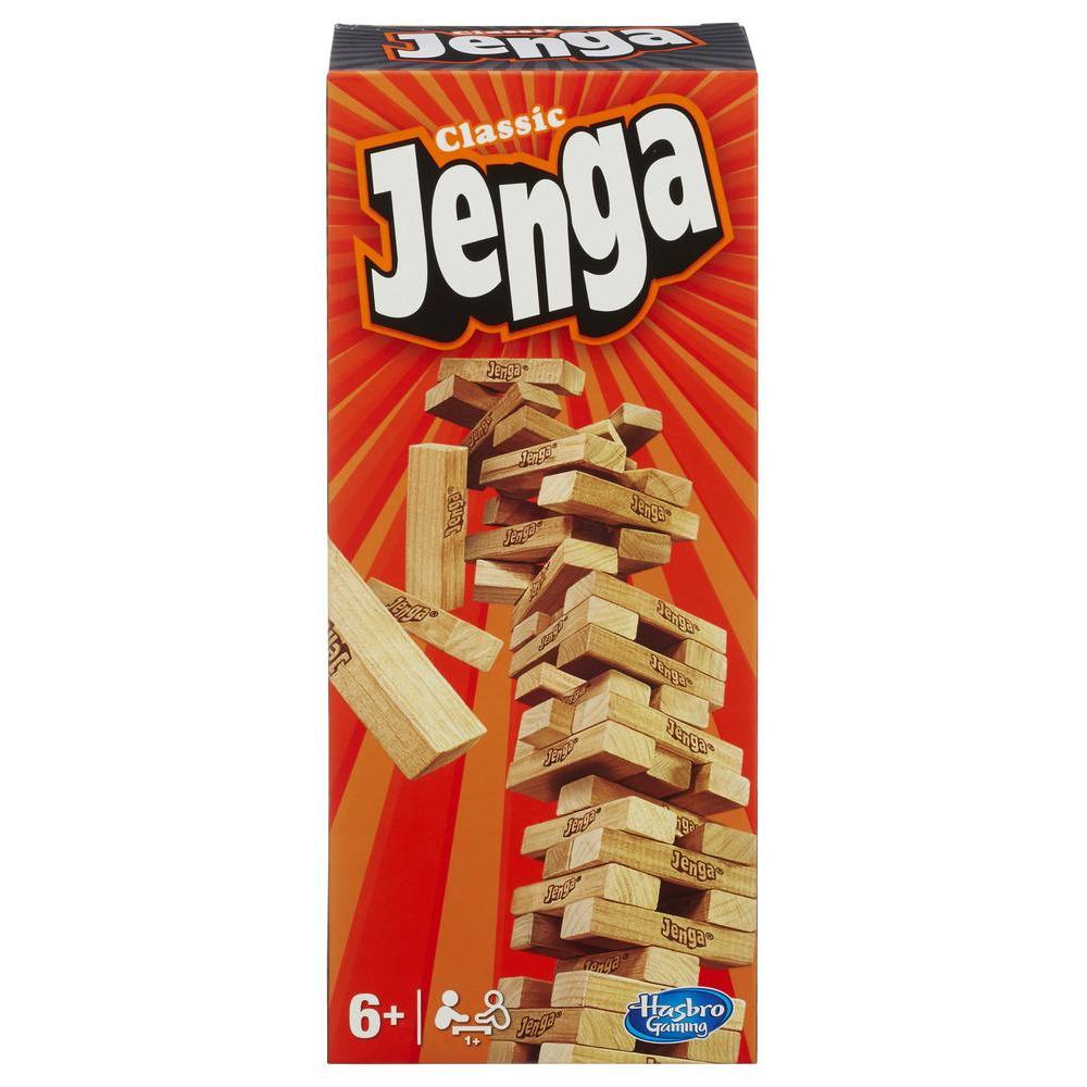 Jenga Classique avec 54 blocs en bois massif
