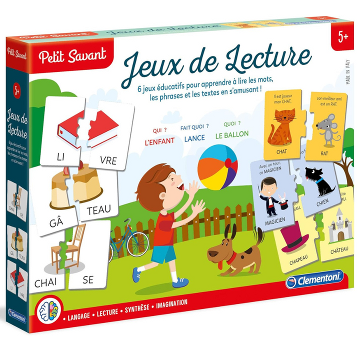Coffret de jeux de lecture éducatifs pour enfants de 5 à 7 ans