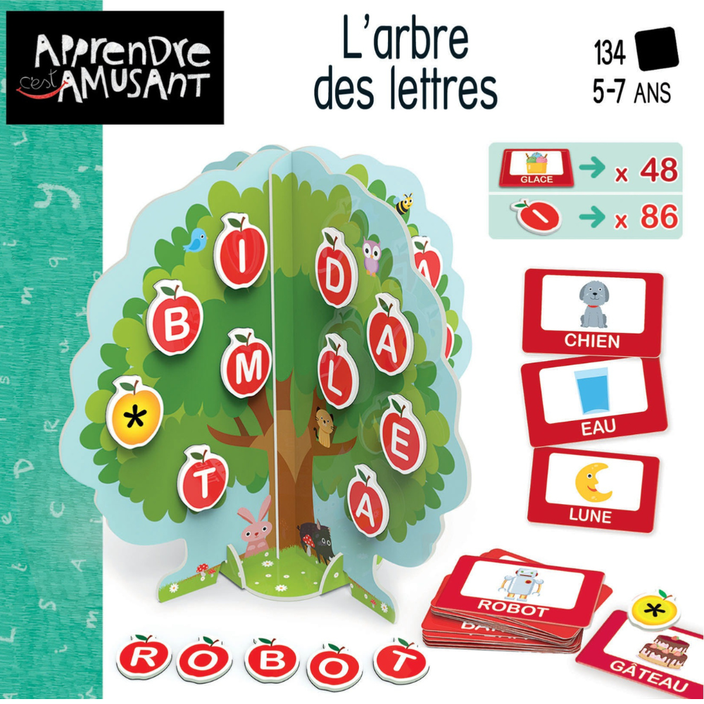 Arbre des Lettres Éducatif pour Apprendre à Lire (5+) - Jeu Éducatif SmartBebe