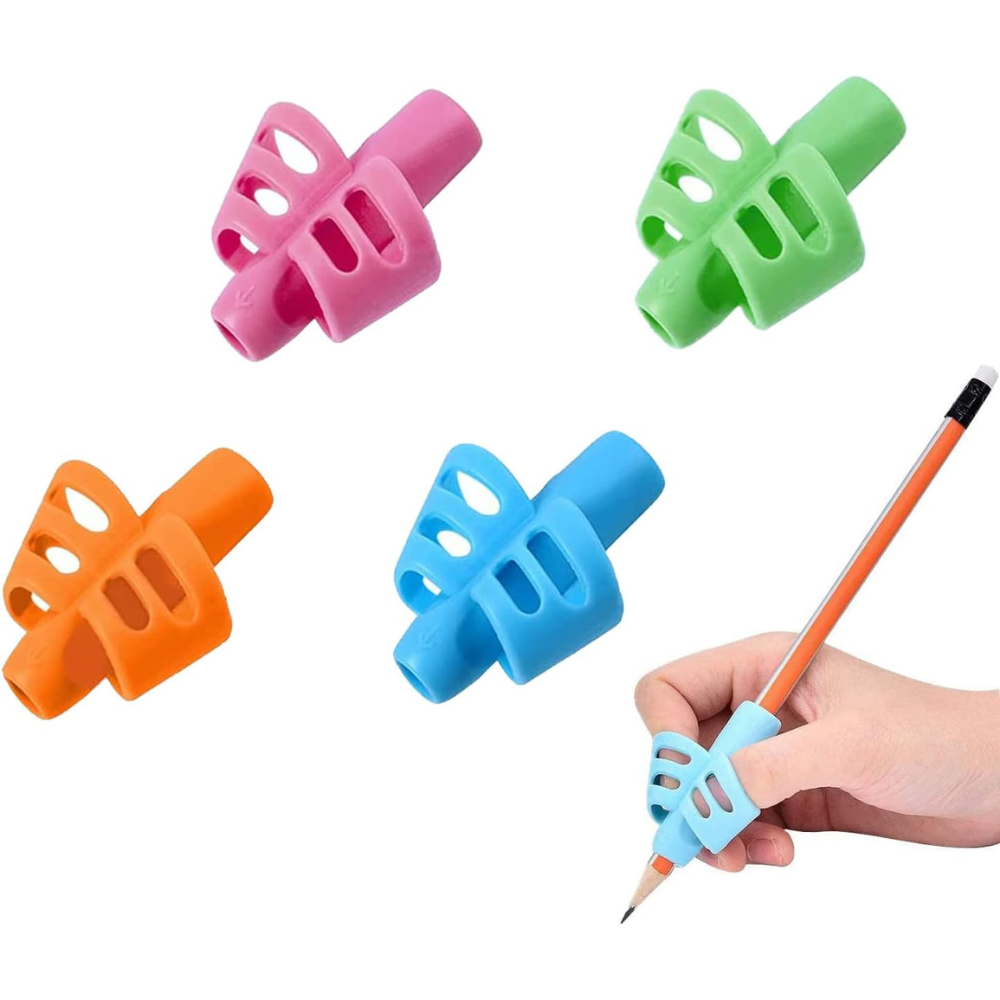 Lot de 5 guides doigts ergonomiques en silicone pour l'écriture enfant