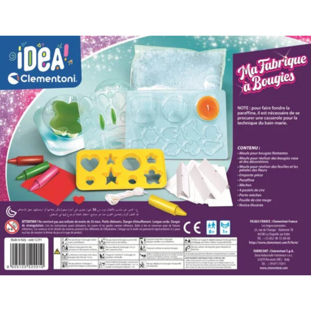 Ma fabrique à bougies – Kit créatif DIY pour enfants dès 8 ans