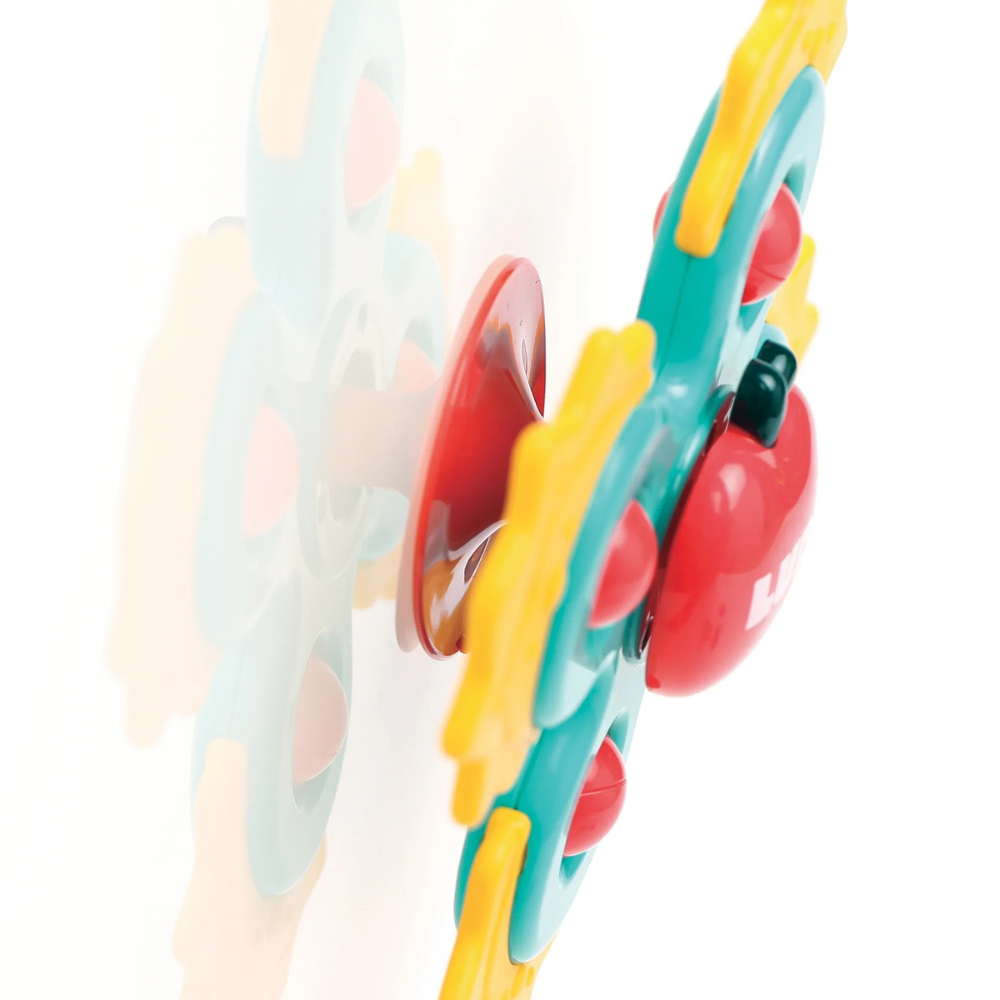Baby Spinners LUDI - Trio de Toupies Ventousées Éveil Sensoriel