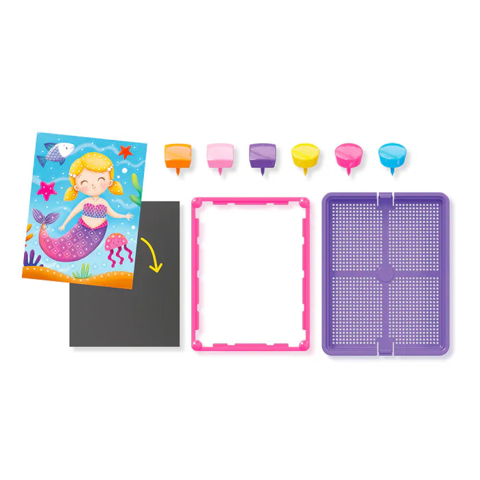 Mosaic Pin Sirène : Jeu de Mosaïque Créative pour Enfants dès 5 Ans