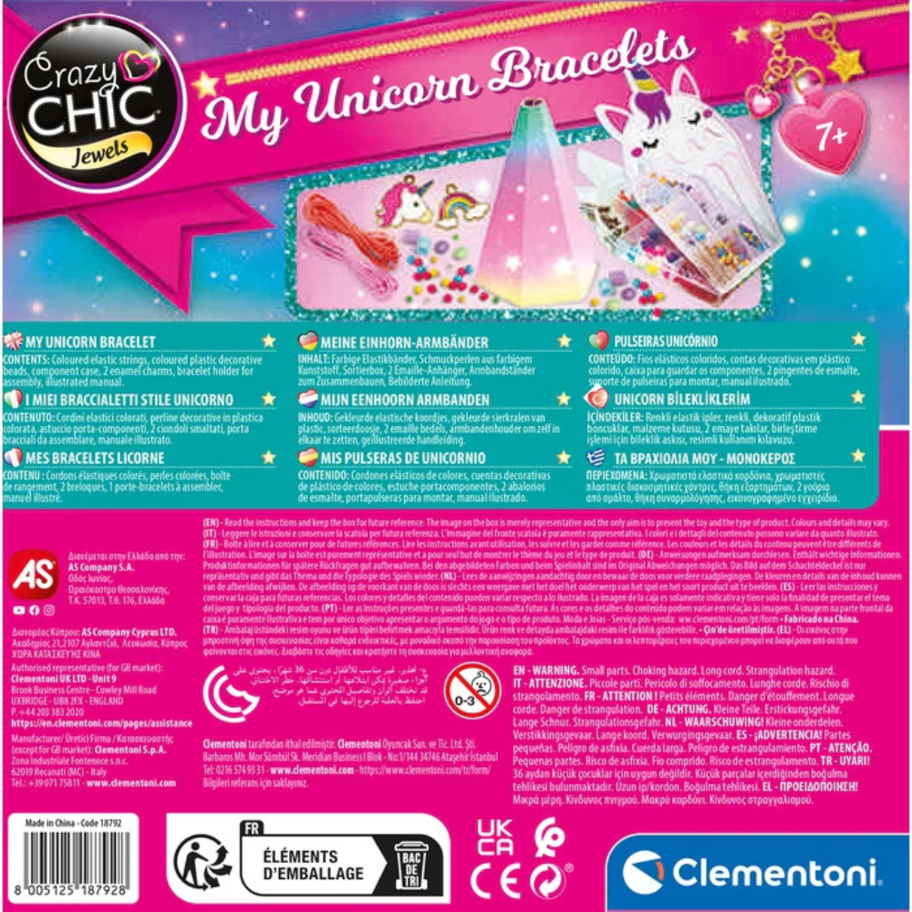 Bracelets Licorne My Unicorn : Créativité & Motricité Fine
