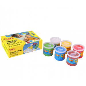 Peinture à Doigts Éveil Montessori 6 Pots pour Enfants 2+ - Créativité Naturelle et Sécurité