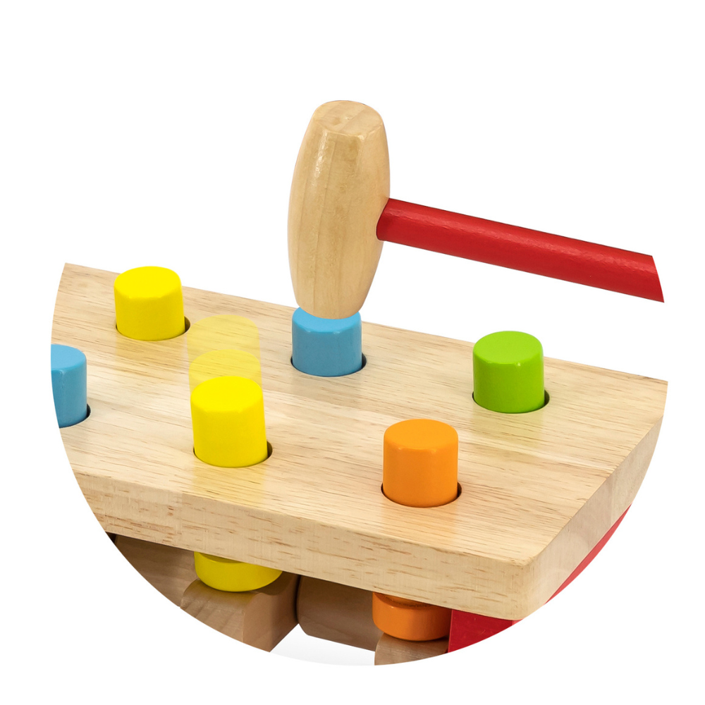 Jeu de Martelage en Bois Viga Toys | Éveil & Motricité Fine 18 Mois+