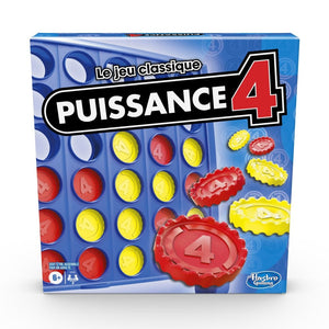 Enfant jouant au Puissance 4 sur une table