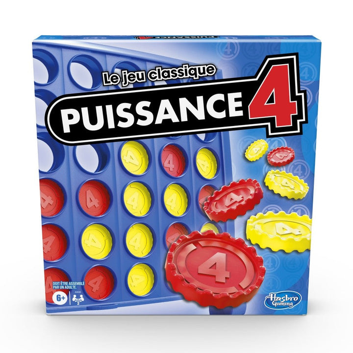 Enfant jouant au Puissance 4 sur une table