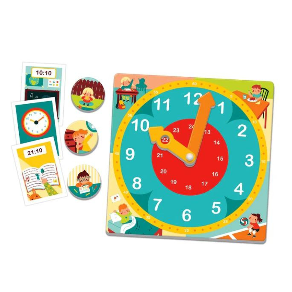 Jeu éducatif Quelle heure est-il ? – Apprendre l'heure dès 5 ans