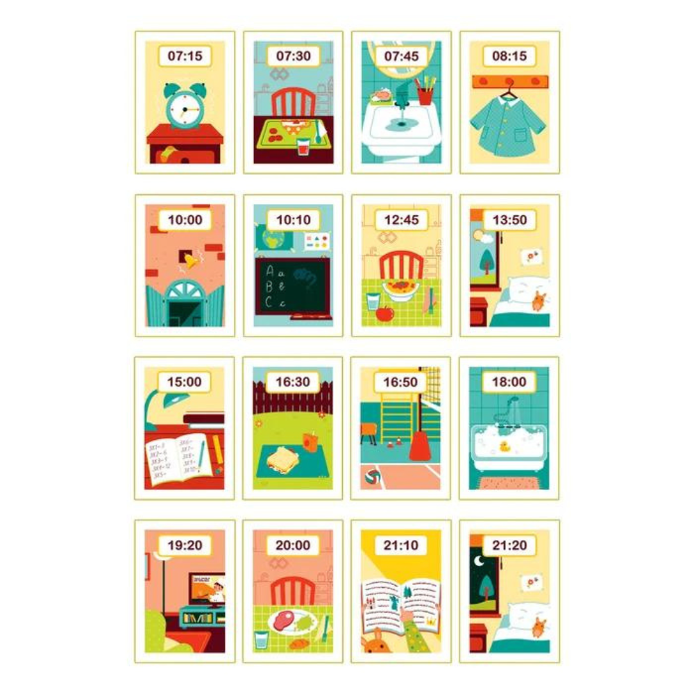 Jeu éducatif Quelle heure est-il ? – Apprendre l'heure dès 5 ans