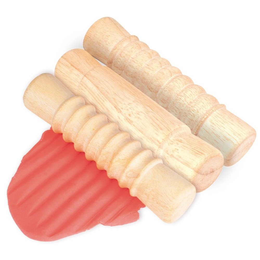 Rouleaux Sensoriels Bois JOVI : 3 Textures pour l'Éveil Créatif