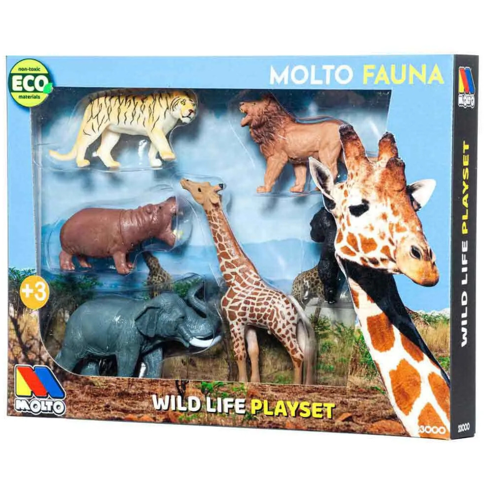 Jouets animaux de la jungle non toxiques méthode Montessori