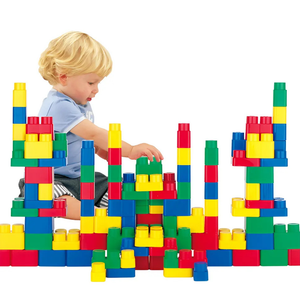 Sac de blocs de construction colorés 80 pièces pour enfants
