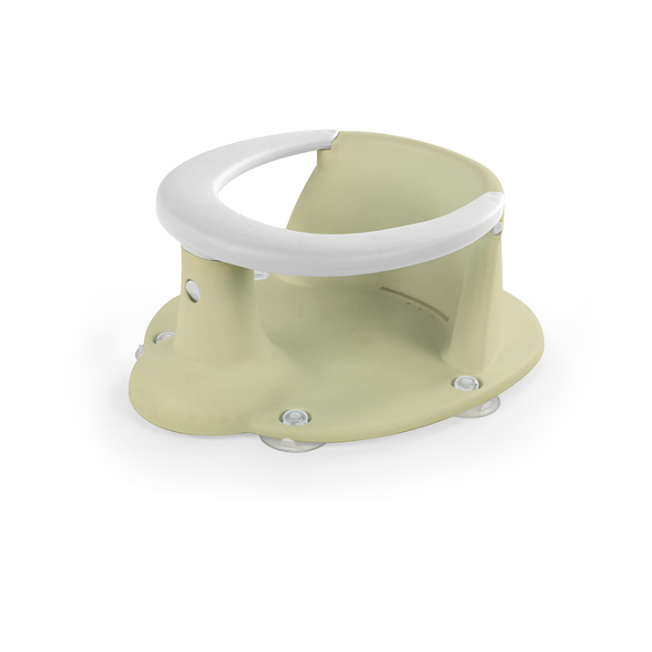 Siège de bain ergonomique Dolu vert avec ventouses de sécurité pour bébé