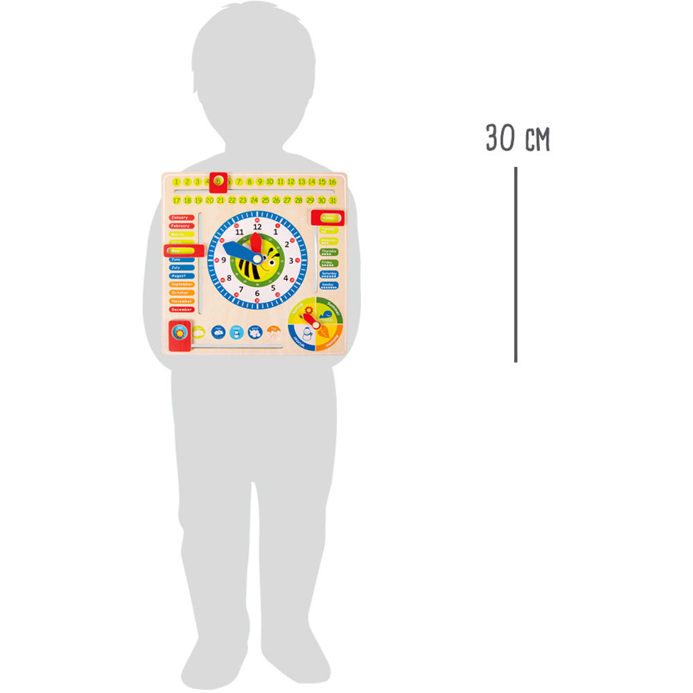 Tableau Éducatif Date Heure Saisons en Anglais pour Enfants 5+ - Stimule l'Apprentissage Ludique !